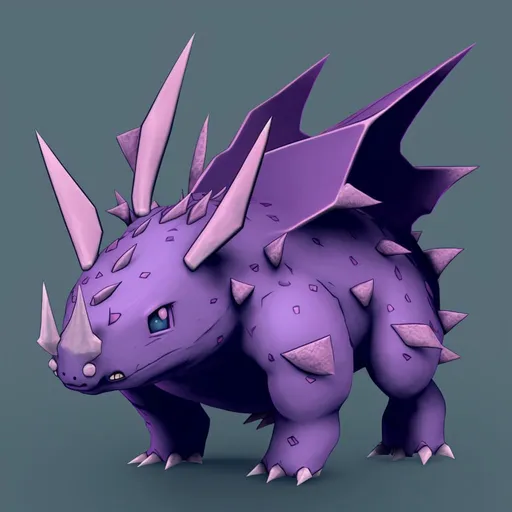 Nidorino, 3D