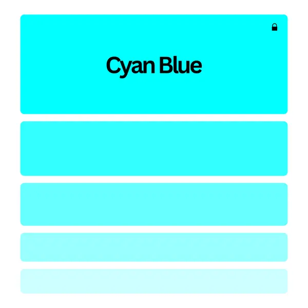 shades of cyan blue color