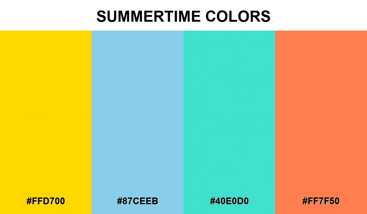 Summertime Colors