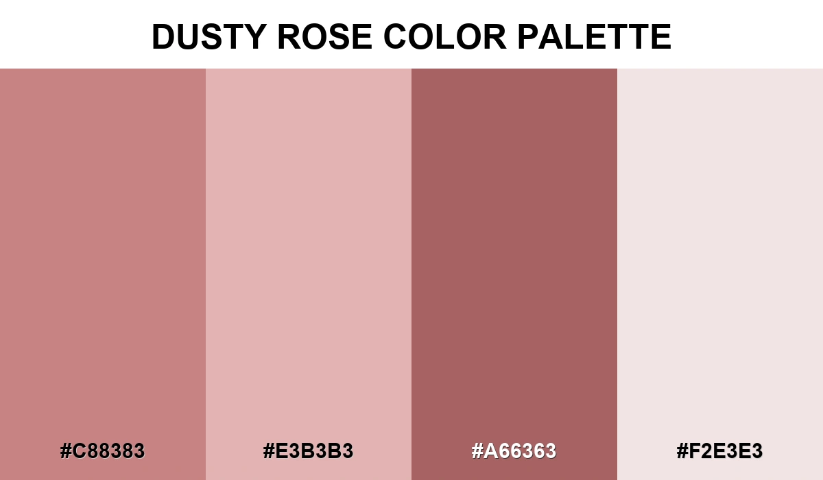 Dusty Rose Color Palette