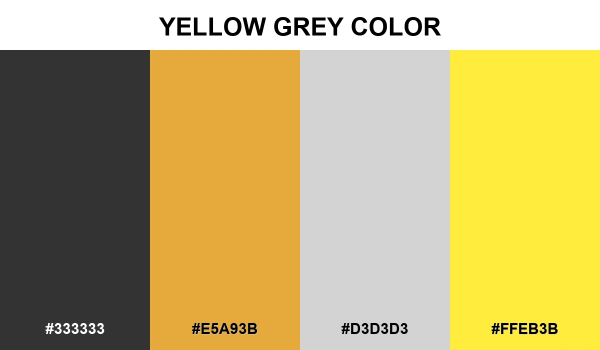 Yellow Grey Color
