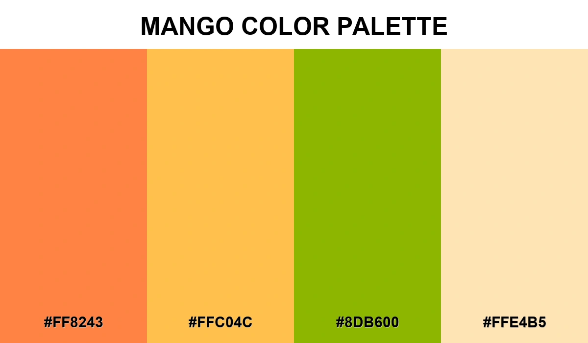 Mango Color Palette