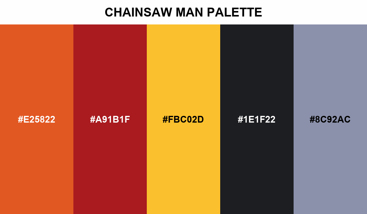 Chainsaw Man Palette