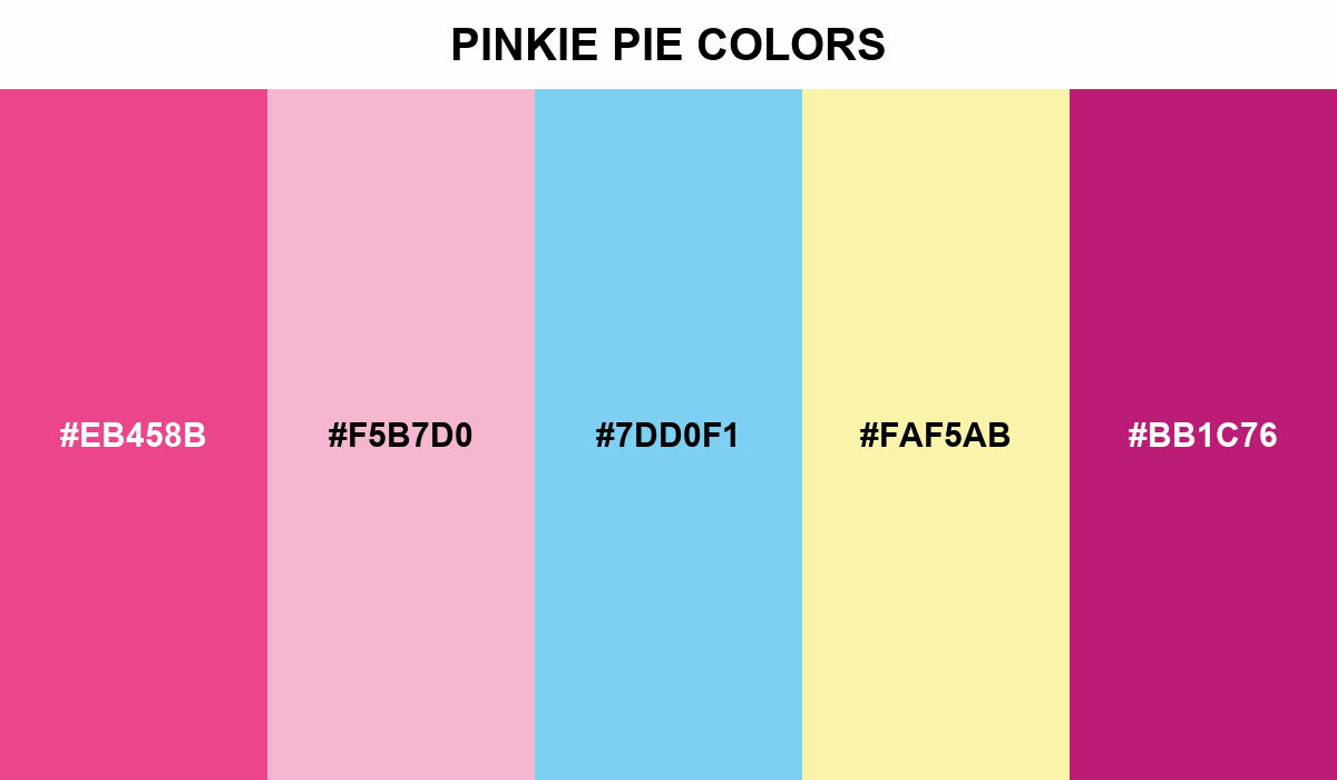 Pinkie Pie Colors