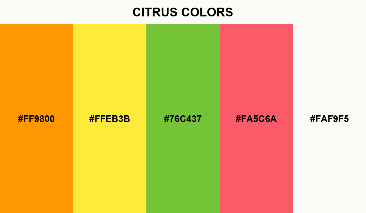 Citrus Colors