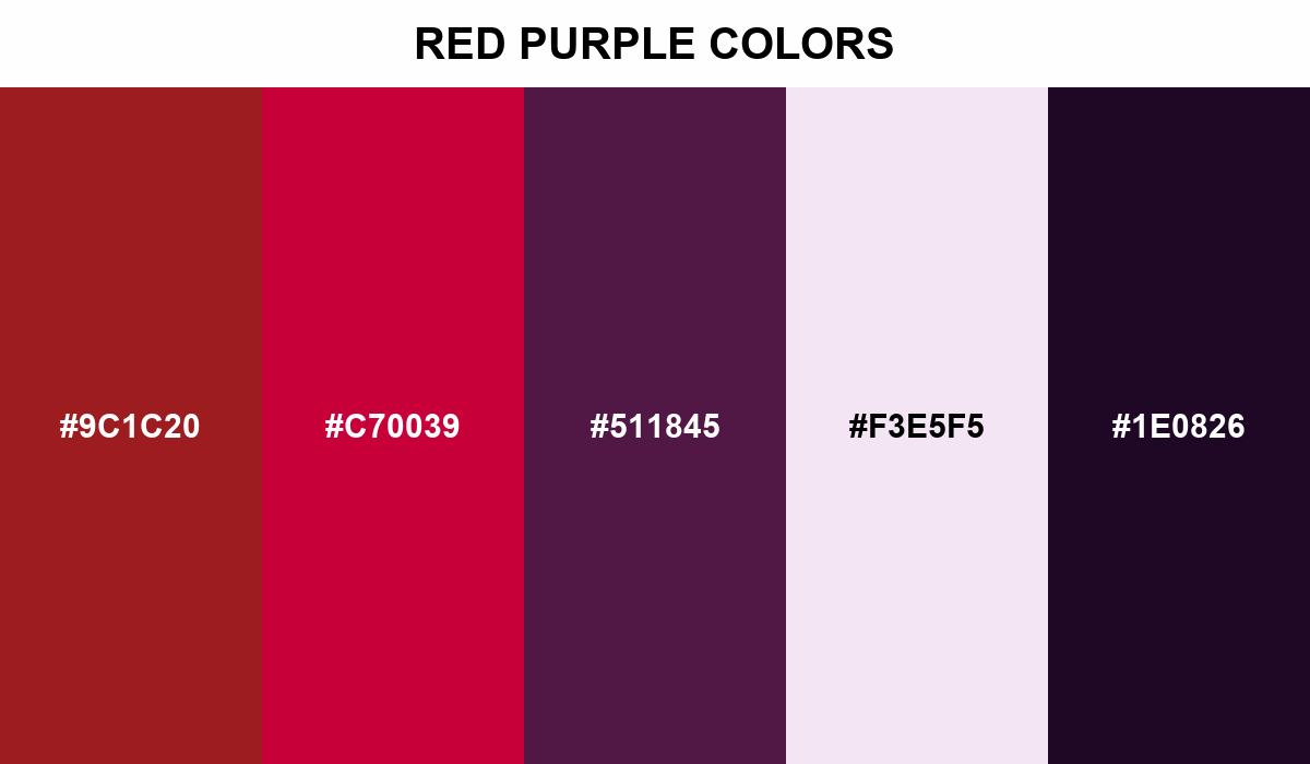 Red Purple Colors