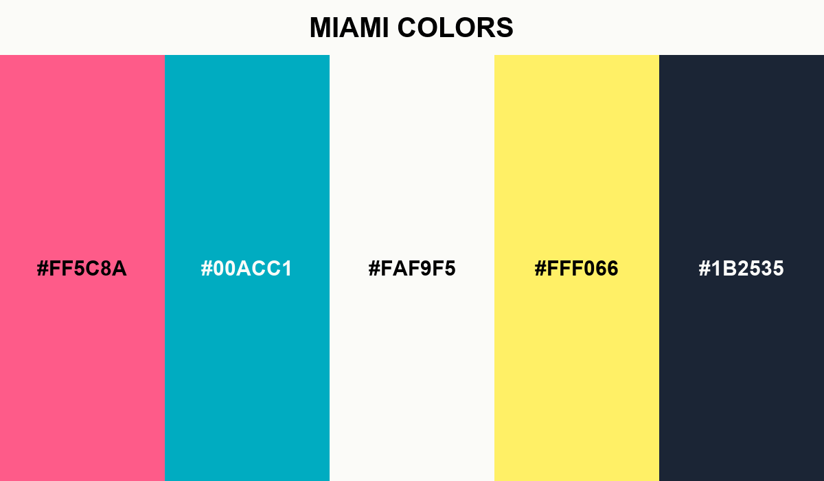 Miami Colors