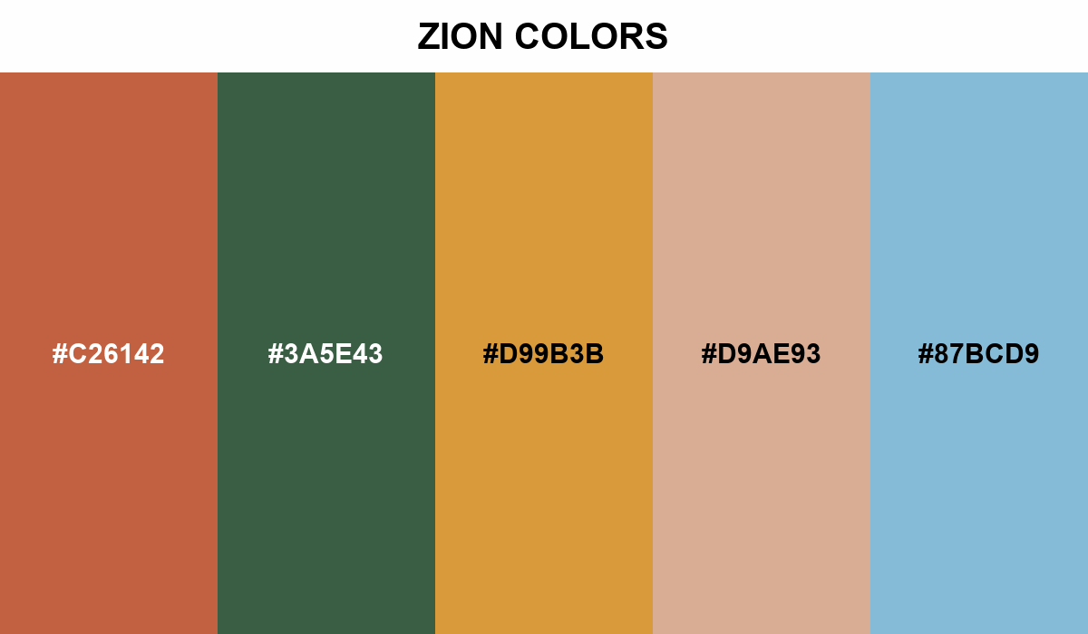 Zion Colors