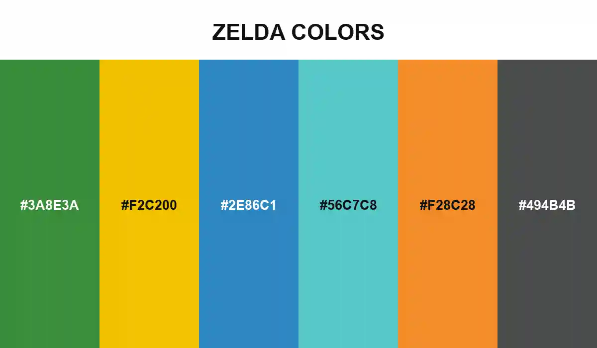 Legend of Zelda Color Palette