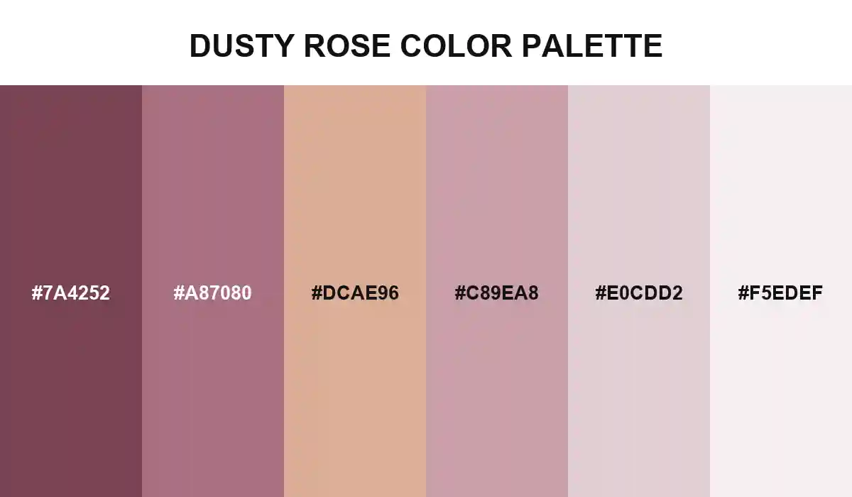 Dusty Rose Color Palette