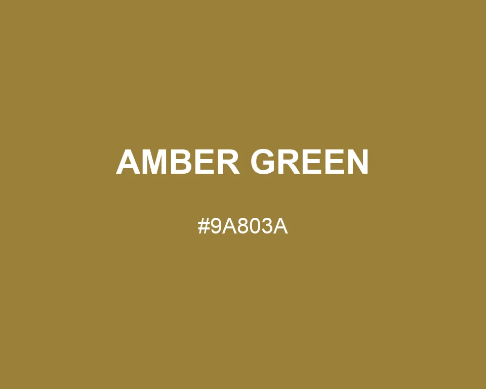 Amber Green color #9A803A