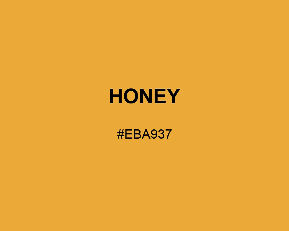 Honey color #EBA937
