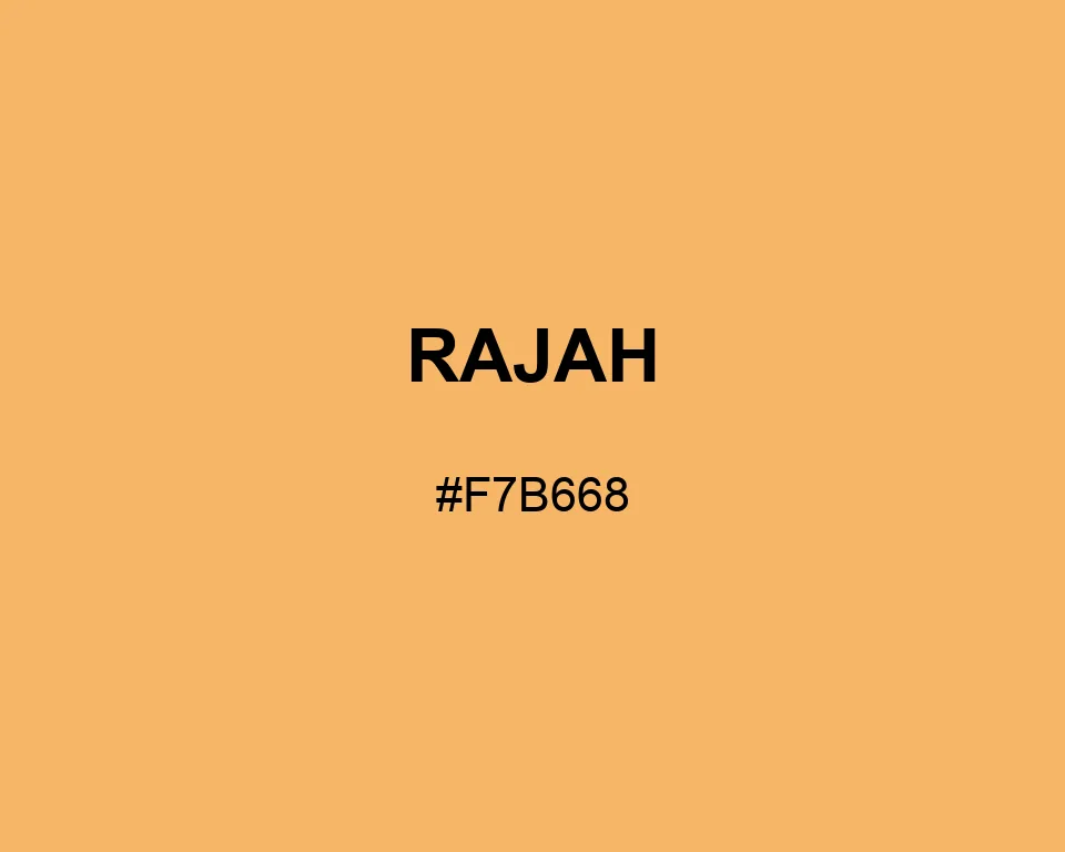Rajah color #F7B668