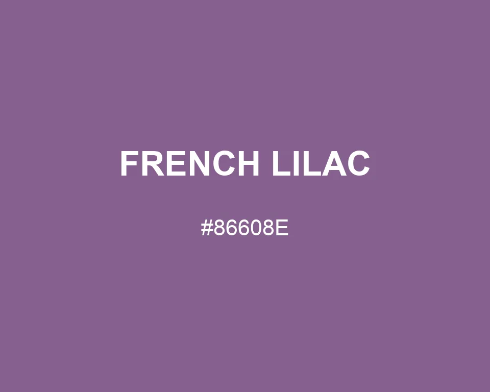 French Lilac color #86608E