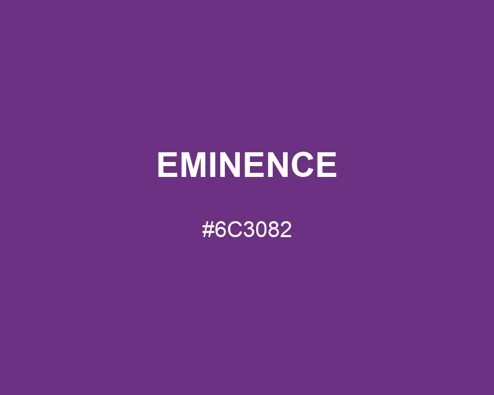 Eminence color #6C3082