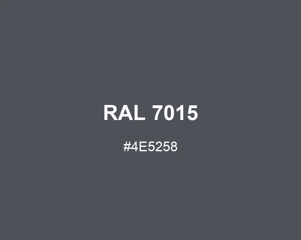RAL 7015 color #4E5258