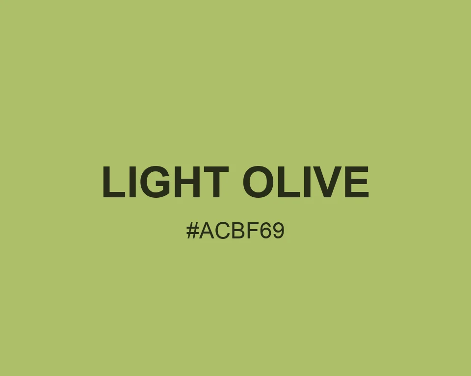 Light Olive color #ACBF69