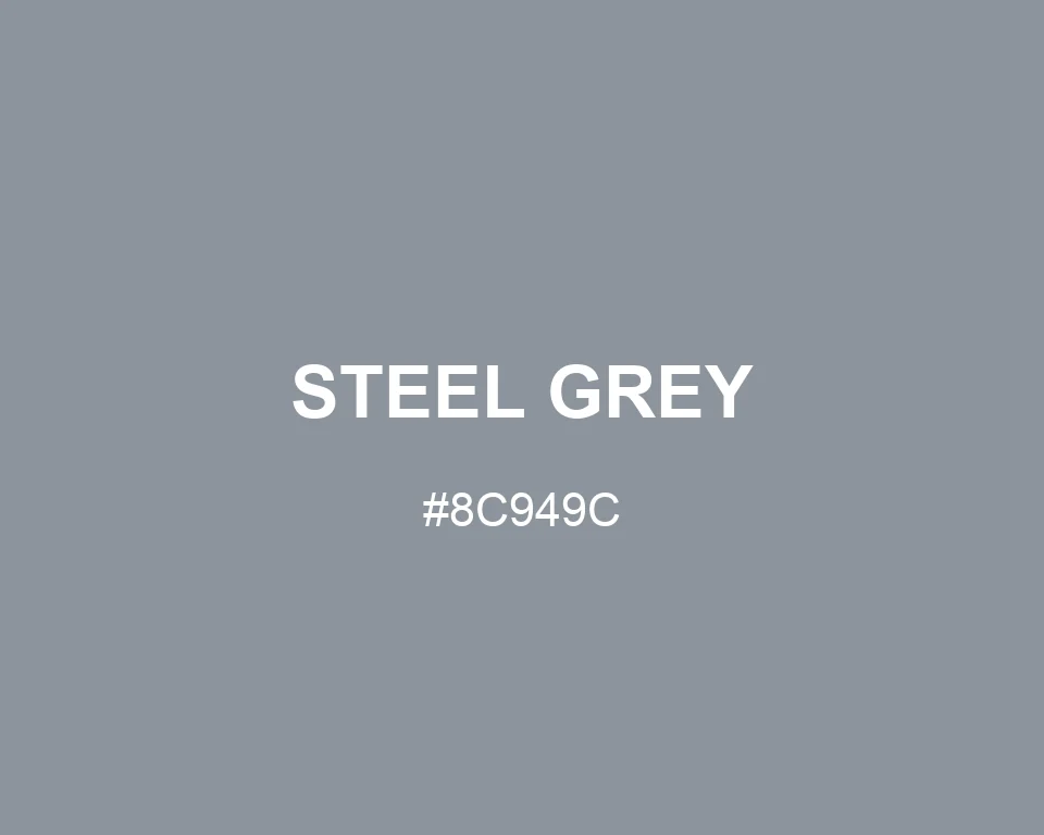 Steel Grey color #8C949C