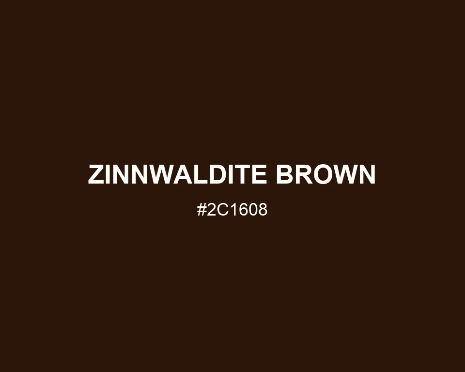 Zinnwaldite Brown color #2C1608