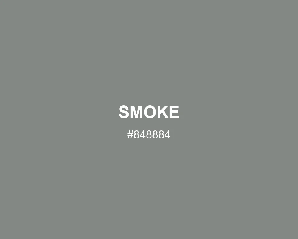 Smoke color #848884