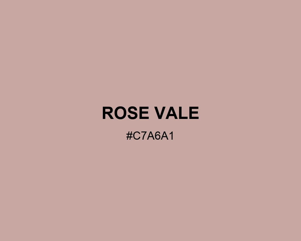 Rose Vale color #C7A6A1