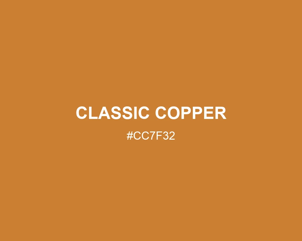 Classic Copper #CC7F32
