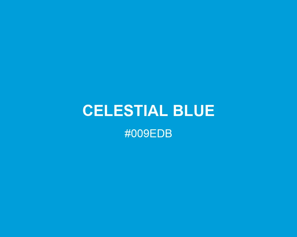 Celestial Blue #009EDB