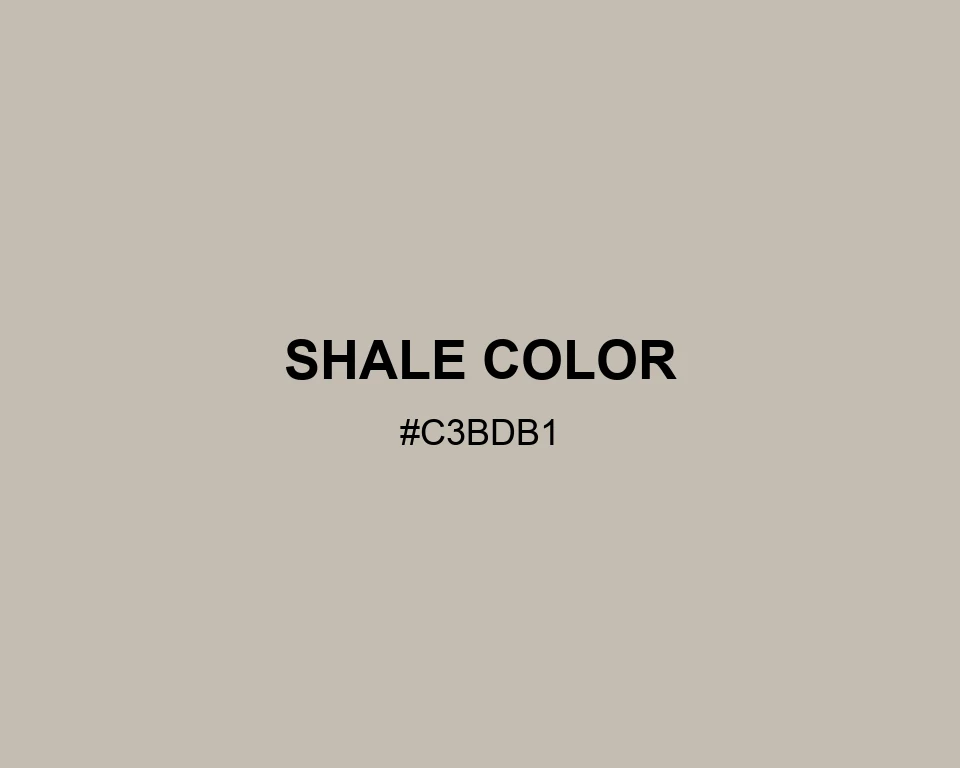 Shale Color #C3BDB1