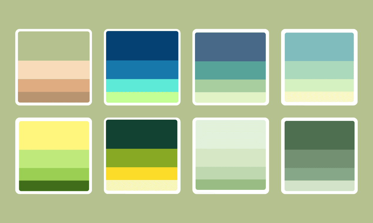 green color palettes