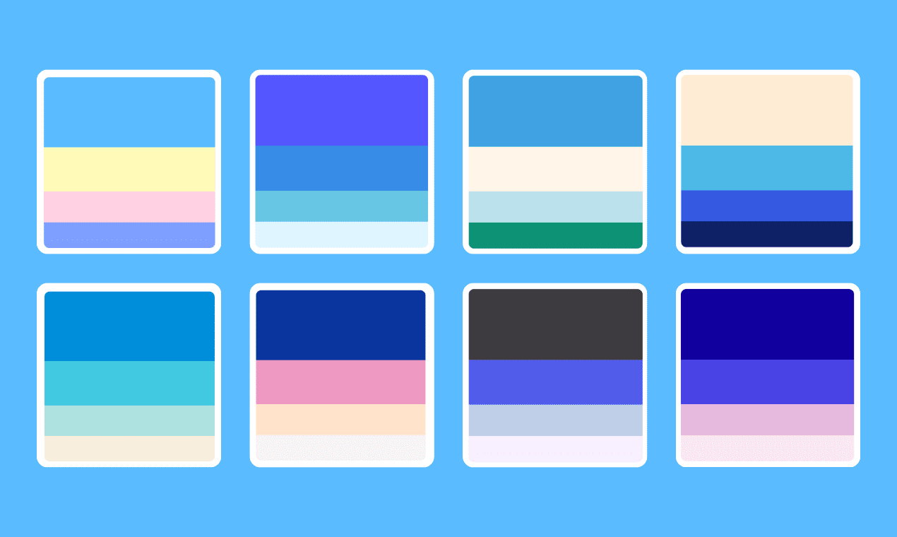 blue color palette