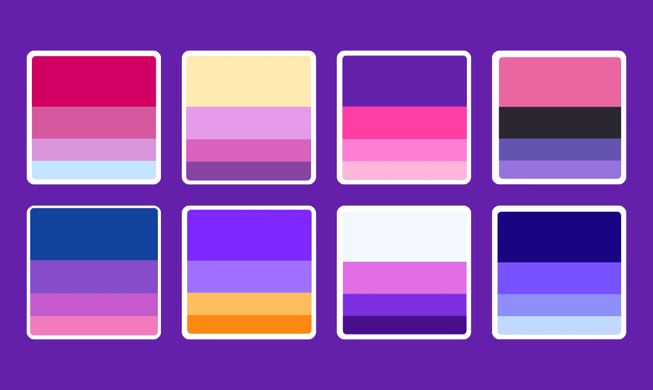 purple color palletes