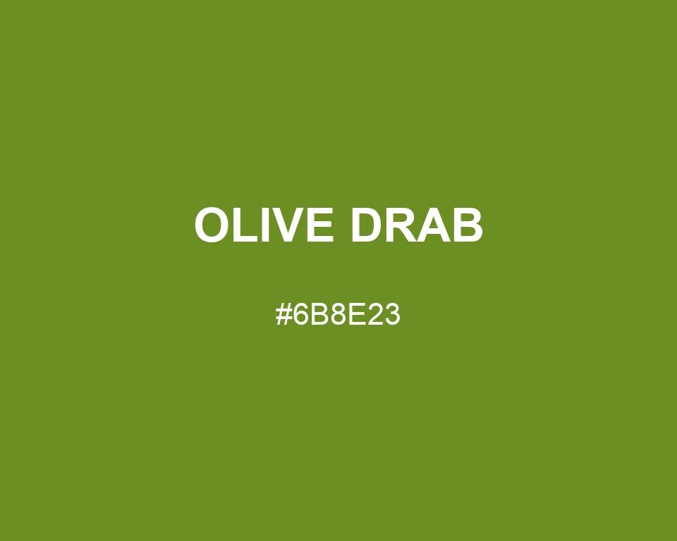 Olive Drab color #6B8E23