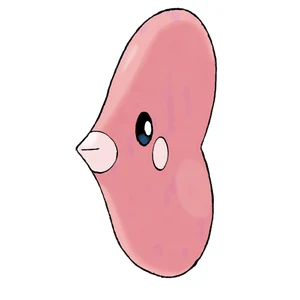 Luvdisc — official Pokémon artwork