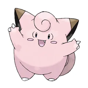 Clefairy — official Pokémon artwork