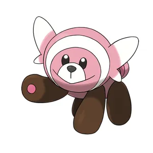 Stufful — official Pokémon artwork