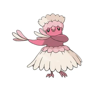 Oricorio — Pa’u Style — official Pokémon artwork
