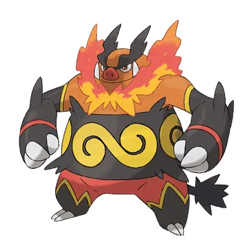 Emboar — official Pokémon artwork