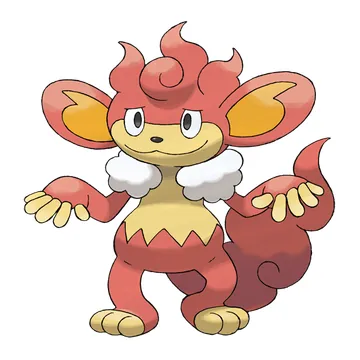 Simisear — official Pokémon artwork