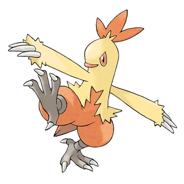 Combusken — official Pokémon artwork