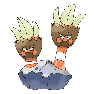 Binacle — official Pokémon artwork