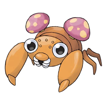 Paras — official Pokémon artwork