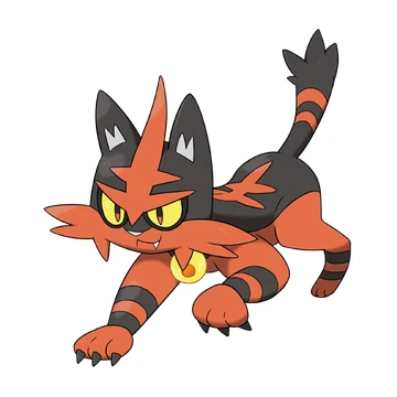 Torracat — official Pokémon artwork
