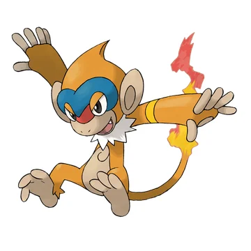 Monferno — official Pokémon artwork