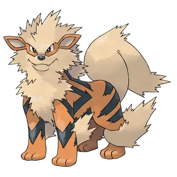 Arcanine — official Pokémon artwork