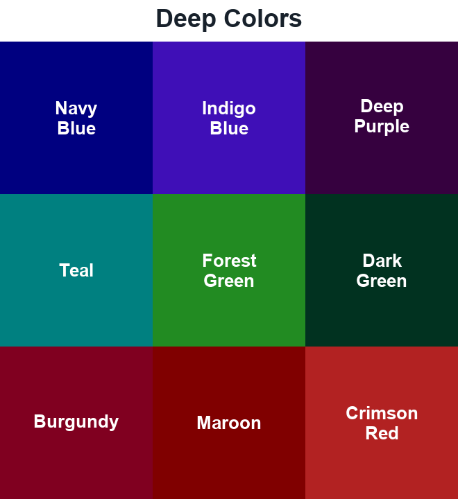 Deep Colors