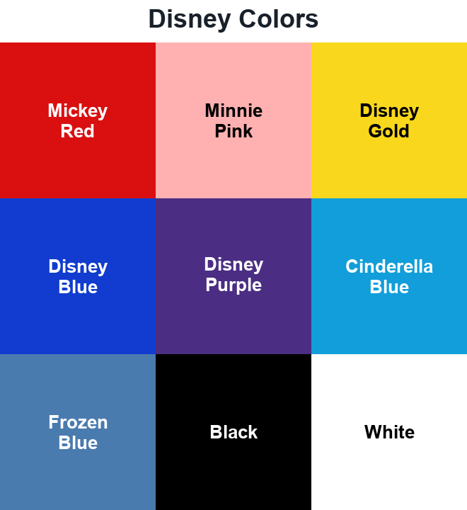 Disney Colors