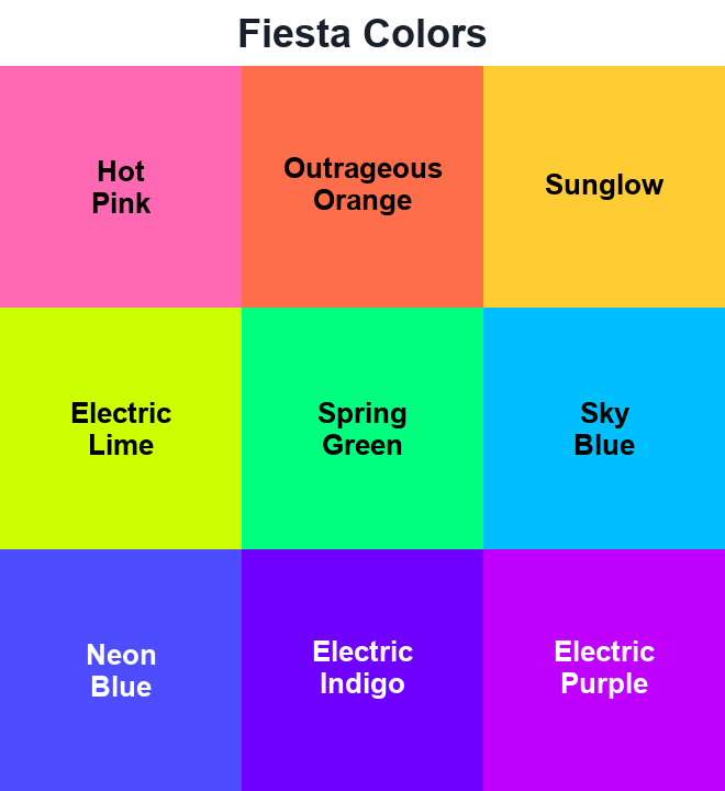 Fiesta Colors