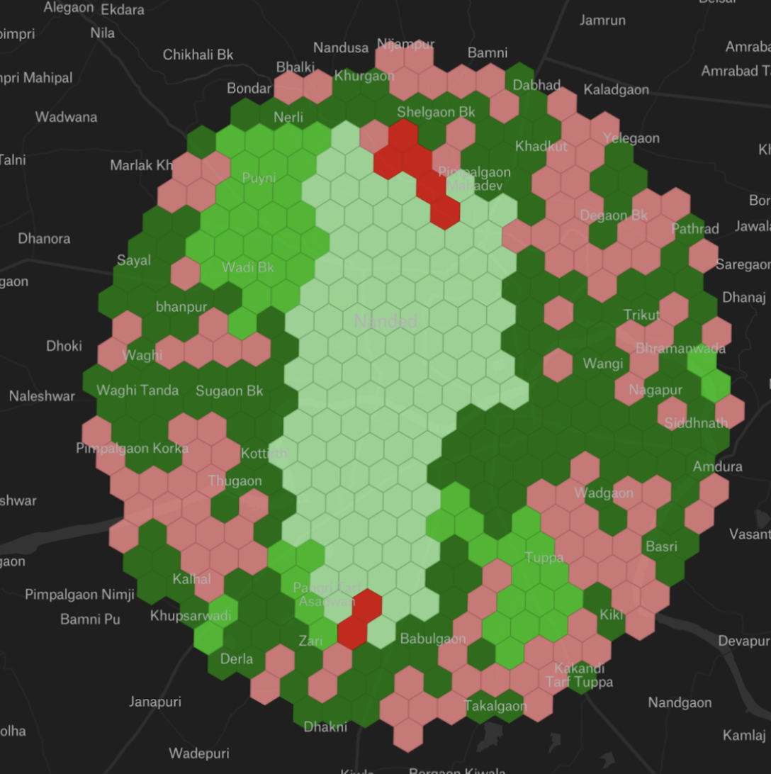 Branch catchment view