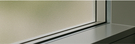 Sandblasted Glass Finish