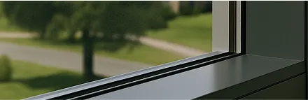 Grey glass tint